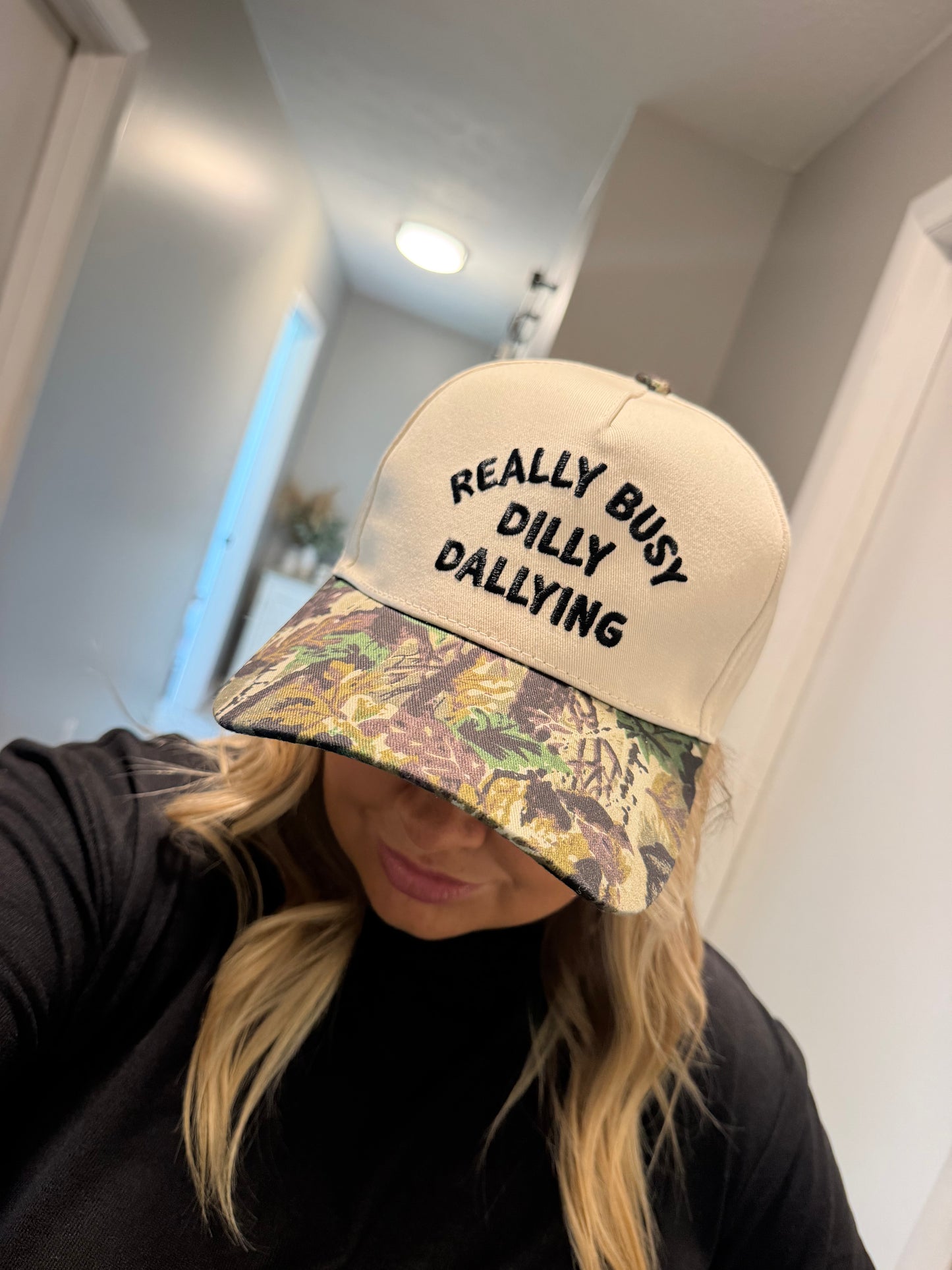 Really Busy Dilly Dallying Snapback