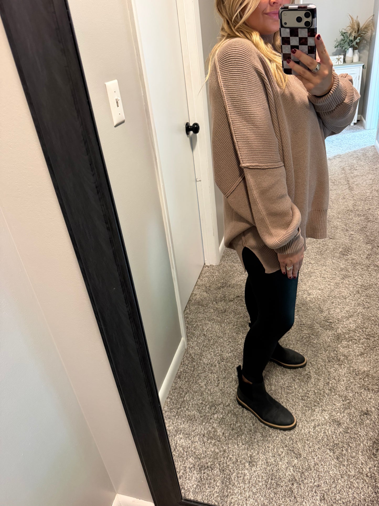 Millie- Cocoa Oversized Sweater